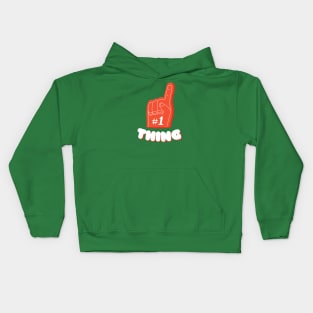 Thing 1 Emblem Green Kids Hoodie